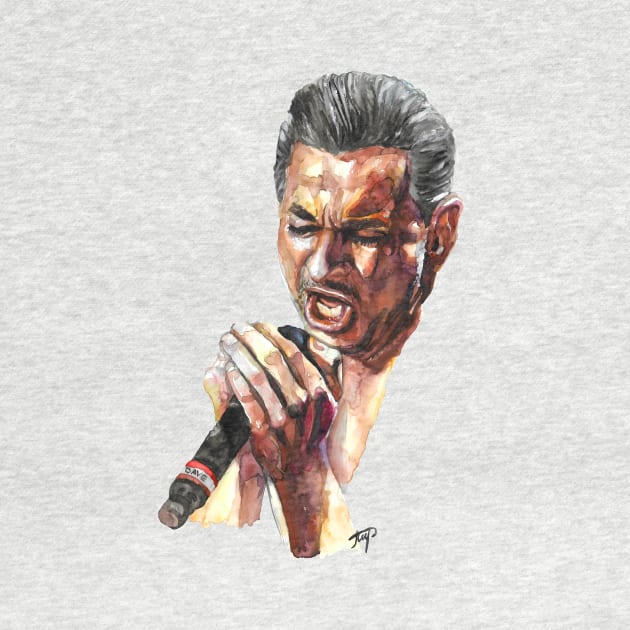 Dave Gahan Watercolor by ArtInPi